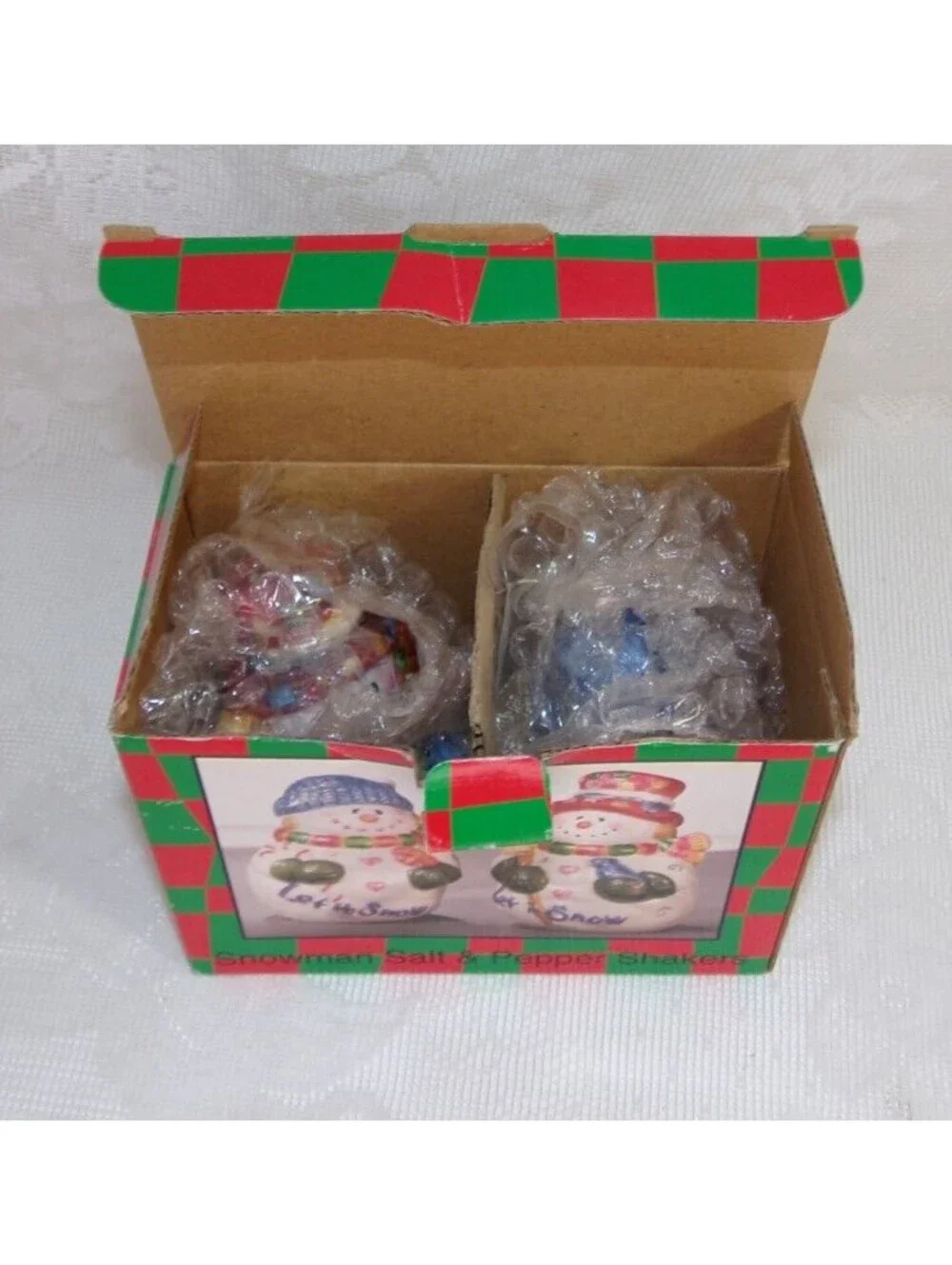 Salt And Pepper Shakers, Snowman, Decor, Collectors, Christmas, Let it Snow
